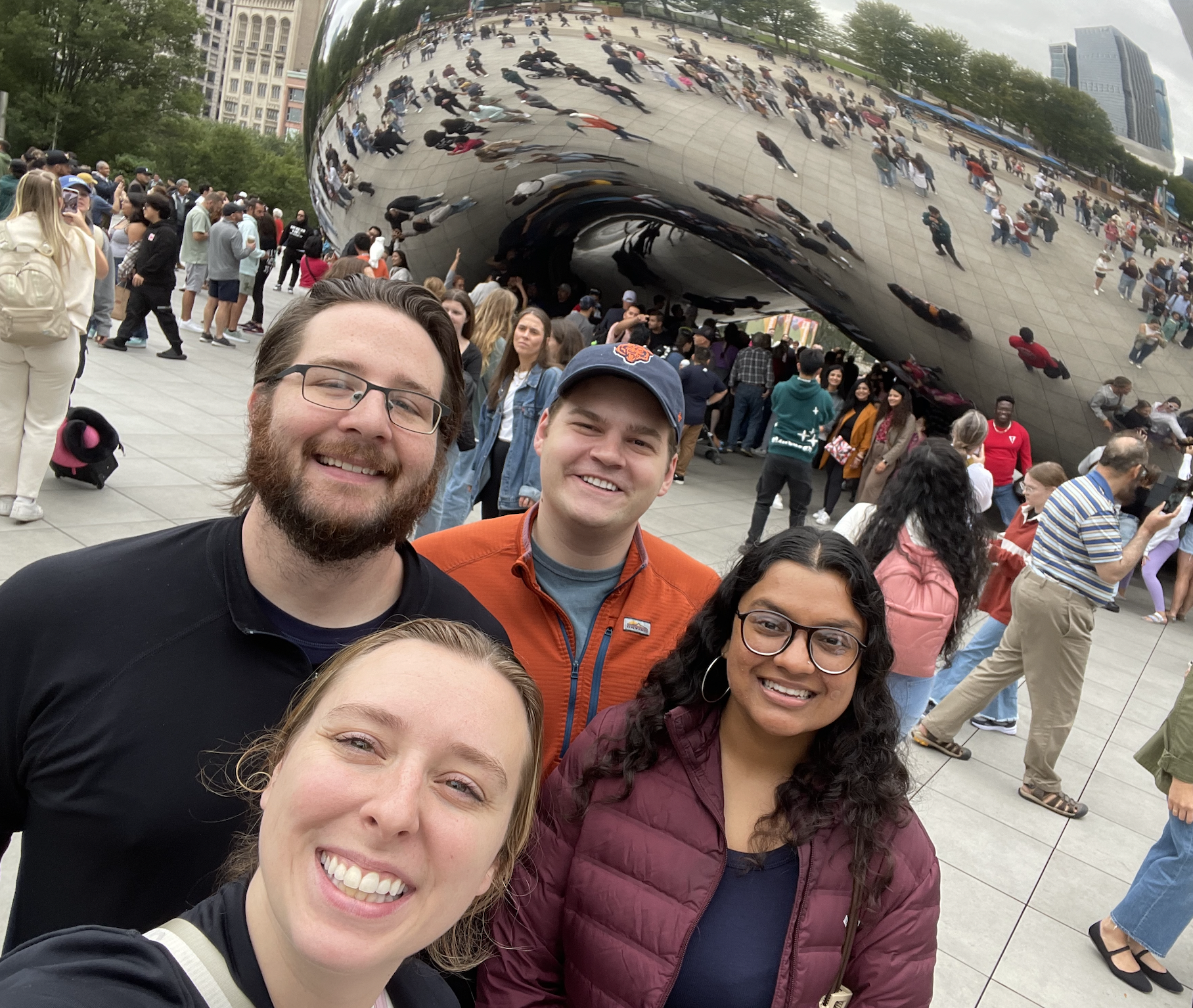 Cabeen crew visits the Bean